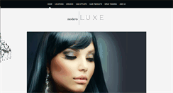 Desktop Screenshot of modernluxesalon.com